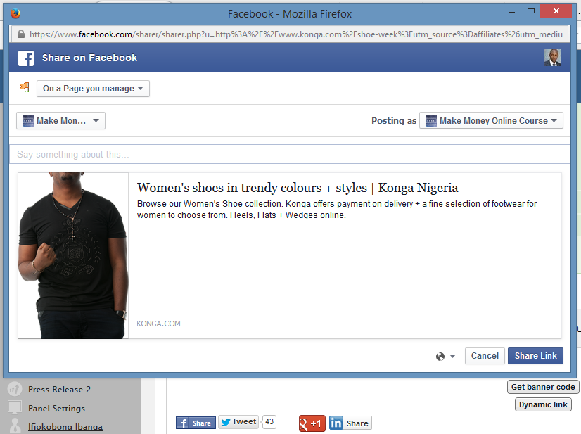 How to Promote Konga Affiliate Products on Facebook, Twitter, Google+ and LinkedIn 