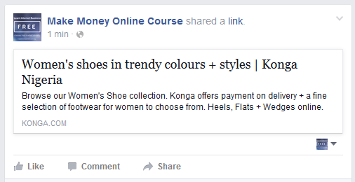 How to Promote Konga Affiliate Products on Facebook, Twitter, Google+ and LinkedIn 