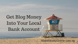 How does Blog Money Get to Local Bank Account
