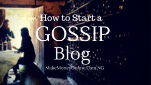 How to start a gossip blog that matters