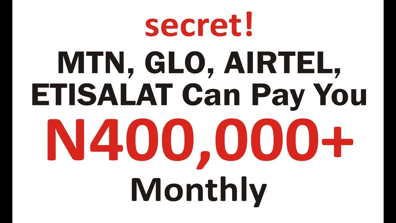 How to Make N400k Per Month from "Recharge and Get Paid" + Other Bonuses